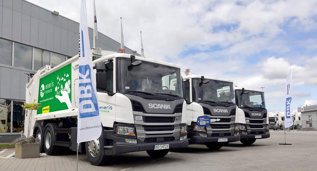 Dbk Rental Dostarcza Pojazdy Komunalne Scania Dla Eneris