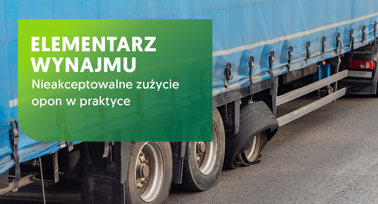 Nieakceptowalne Zużycie opon