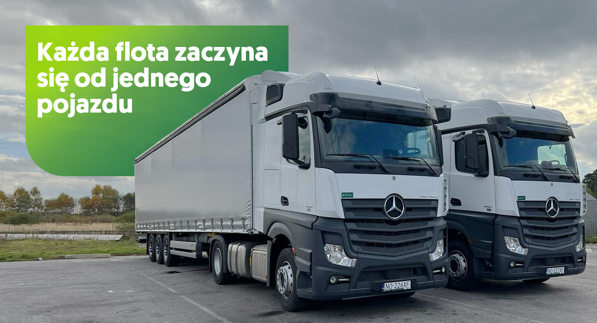 Każda flota zaczyna się od jednego pojazdu