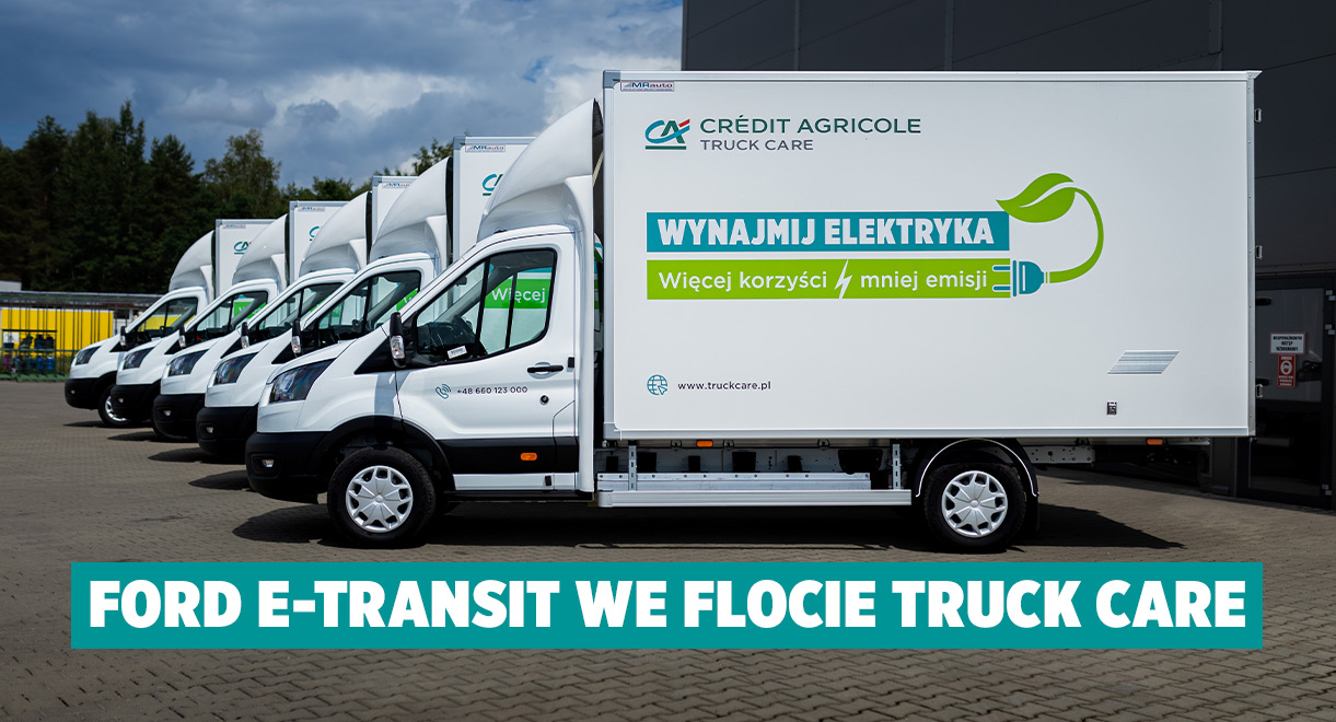 Fordy E-Transit we flocie Truck Care