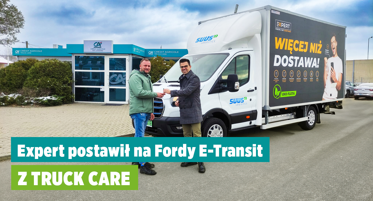 Truck Care dostarcza pierwsze elektryczne Fordy Transit dla EXPERT